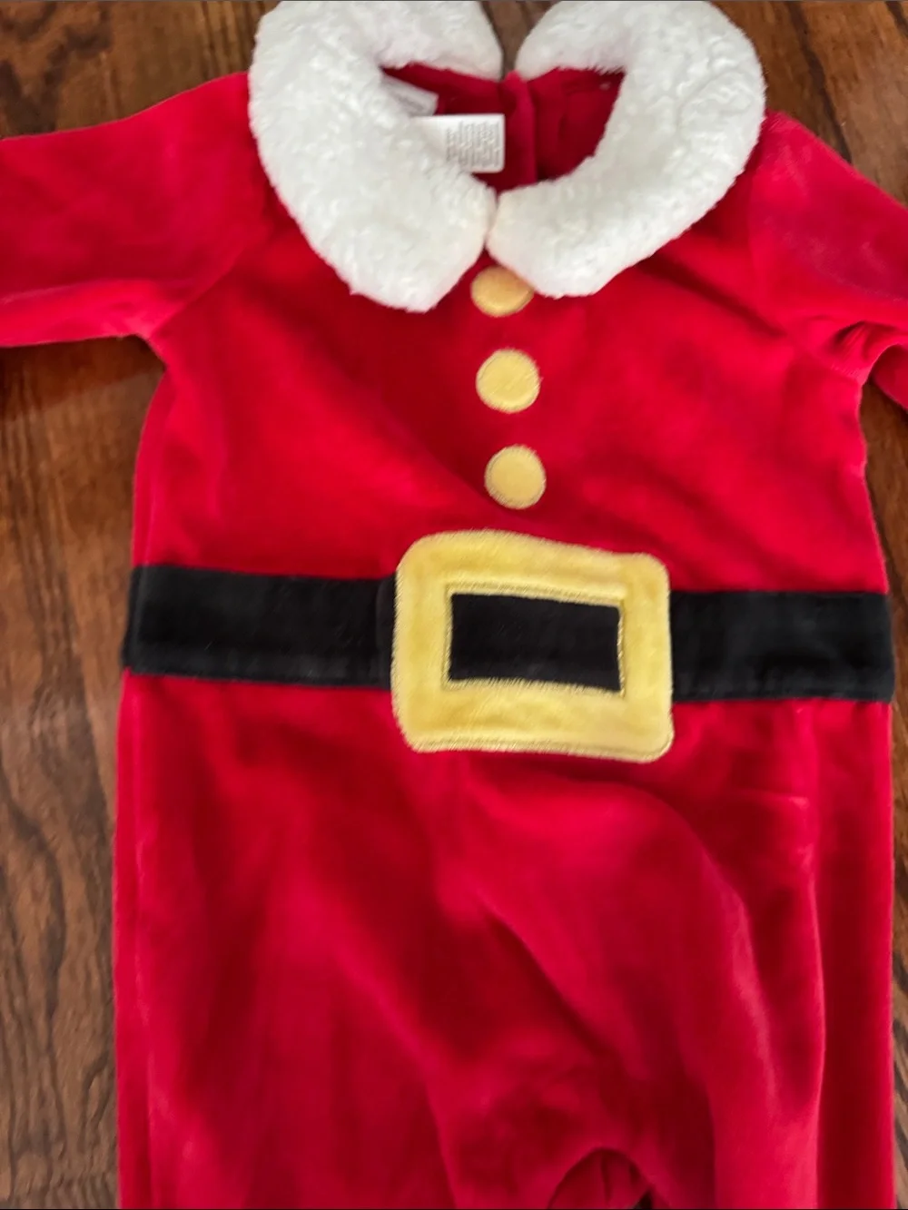 Little Me Red Baby Holiday Outfit Trio with Tutu & Bear Romper